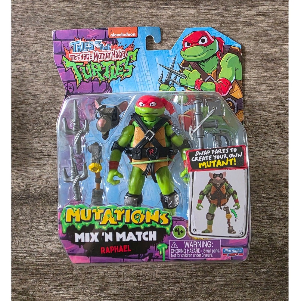 TMNT Tales of the Teenage Mutant Ninja Turtles Mutations Mix N Match Raphael NEW